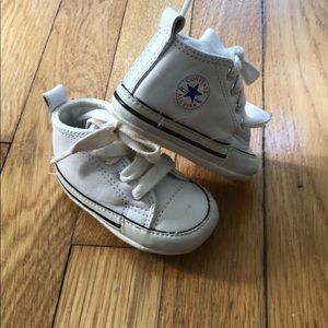Converse infant 2c white leather